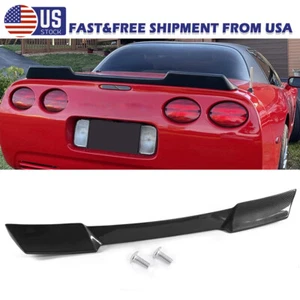 Carbon Look Rear Trunk Spoiler Wing For 1997-2004 Corvette C5 ZR1 Extended Style - Bild 1 von 13