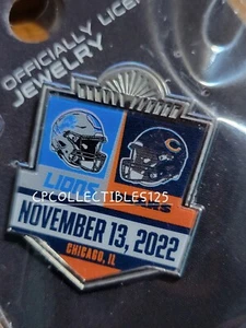 Chicago Bears VS Detroit Lions Game day Pin 11/13/2022 NEW Soldier Field - Picture 1 of 1