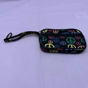 Friedenszeichen Wechselgeldbörse Schlüsselanhänger Brieftasche Ausweishalter - gebraucht GEBRAUCHT - Bild 1 von 12