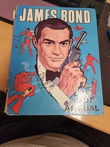 james bond 007 - SEAN CONNERY - 1966 VINTAGE ANNUALl -HARDBACK - 59 YRS OLD - Picture 1 of 15