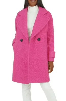 Abrigo Kenzie Felpa Cuello Muesca en Color Magenta Talla: M Foto 1 de 4