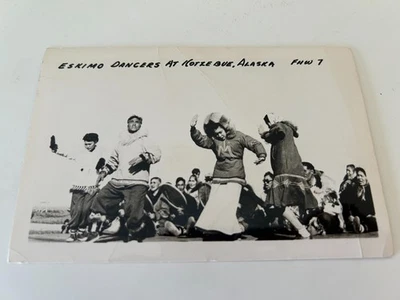 Eskimo Dancers at Kotzebue Arizona Postcard - Image 1 of 2