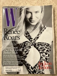 W Magazine December 2001 Renee Zellweger Gisele Bundchen Mariacarla Boscono - Picture 1 of 7