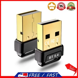 BT 5.4 Adapter USB BT 5.3 Dongle for PC Mouse Keyboard Headphones Speakers - Zdjęcie 1 z 6