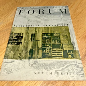 Nov 1944 ARCHITECTURAL FORUM Mag - Post-War Housing / Glenview IL / Milford PA - Picture 1 of 22