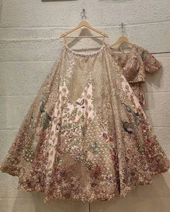 Ropa de fiesta Lengha nueva boda paquistaní Bollywood diseñador indio Lehenga Choli - Imagen 1 de 5
