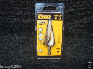 TALADRO ESCALONADO AMPLIADOR DE ORIFICIOS EXTREMO DEWALT DT5030 CON CLASIFICACIÓN DE IMPACTO DE 14 MM A 25 MM - Imagen 1 de 1