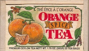 Orange Spice Tea - 25 Bags - Decorative Wooden Box - Picture 1 of 1