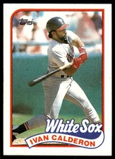 1989 Topps Ivan Calderon Chicago White Sox #656