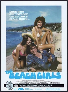THE BEACH GIRLS - Original 1982 Trade AD / poster _ Debra Blee _ Jeana Keough - Picture 1 of 1