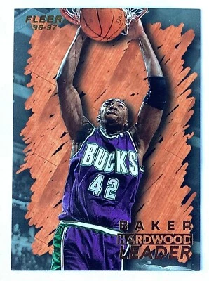 1996-97 Fleer #134 Vin Baker líder de madeira - Imagem 1 de 2