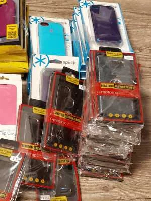 Bulk Wholesale Lot of 100 Mixed Cases Accessories For Samsung, iPhone X XR NEW  - Image 1 of 4