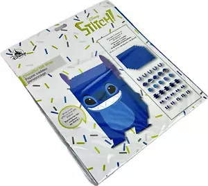 Disney Store Royal Blue 50 Pc Paper Stickers Stitch Character Gift Wrap Set - Picture 1 of 2