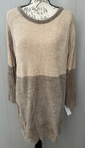 Lularoe Lauren Sweater Dress Size Medium M New Beautiful Print Super Soft Nwt - Picture 1 of 4