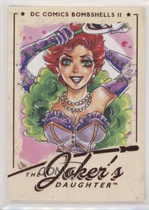 2018 Cryptozoic DC Bombshells Series II Gold Deco Foil The Joker's Daughter 4et