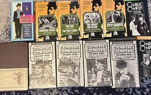 Vintage "Charlie Chaplin” 13-Tape VHS Variety Of Sets - Picture 1 of 6