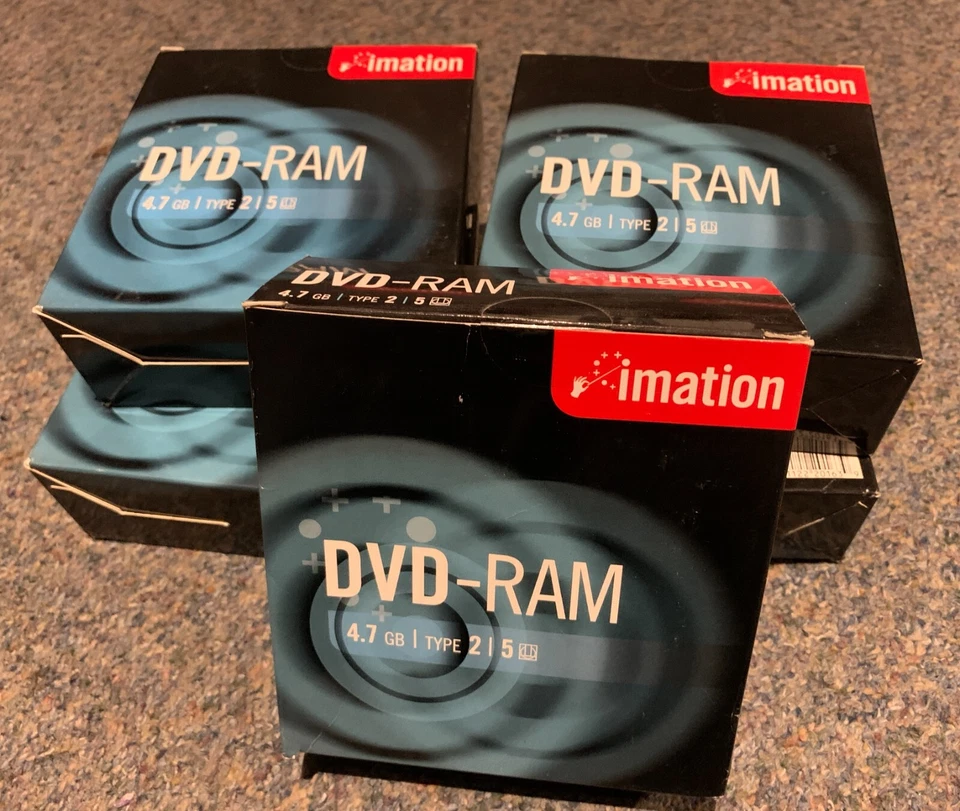 Imation DVD-RAM 4.7GB REWRITABLE DOUBLE SIDED - TYPE 2 DISC - Image 1 of 1