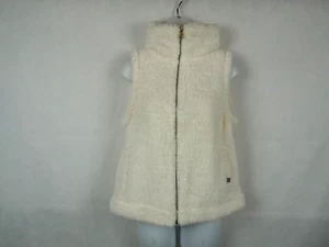 Tommy Hilfiger Faux Fur White Vest Full-Zip New With Tags Size Petite Small - Picture 1 of 11