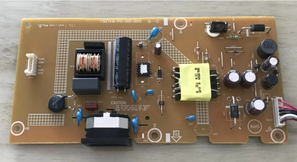 715G7416-P01-000-0H1S Power Supply Board for DELL  SE2416H SE2717H - Image 1 of 1