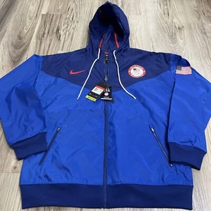 Nike Sportswear Team USA Windrunner Blue Olympic Jacket Men’s CK5813-455 Size M - Picture 1 of 5