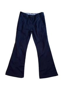 Tommy Hilfiger Navy Blue Bootcut Dress Pants Adjustable Waist Girls Size 5 - Picture 1 of 10