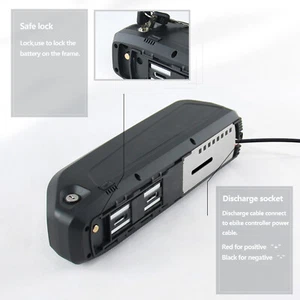 4PIN S039-3 Ebike Battery Pack 48V 13Ah Electric Bike Battery Lithium - Picture 1 of 19