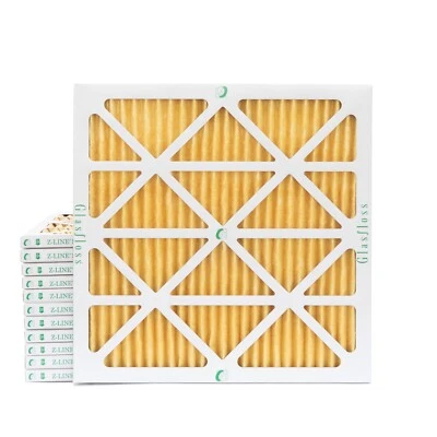 Glasfloss 20x20x1 MERV 11 Pleated Furnace Air Filters. 12 PACK.  Made in USA. - Image 1 of 4