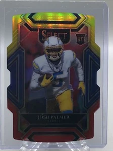 JOSH PALMER ~ 2021 Select Club Level ROOKIE #266 Red Yellow Prizm Die-Cut PWE - Picture 1 of 2