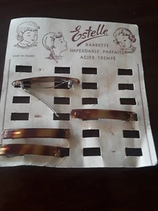 Barettes ancienne  6,5cmx0,9# - Picture 1 of 4