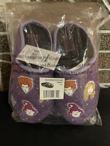 DISNEY Hocus Pocus Women’s Size 9-10 Comfort Slippers Slip-On Shoes Purple - Picture 1 of 2
