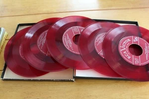 MONTEUX RISMY-KORSAKOFF "SCHEHERAZADE OP 35" 45RPM 7" RED VINYL x5 VG+ [BOX SET] - Picture 1 of 4