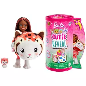 Barbie Cutie Reveal Chelsea Doll with Surprises Plush Costume Mini Pet Fun - Picture 1 of 7