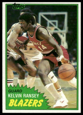 1981-82 Topps #88 Kelvin Ransey - Image 1 of 2