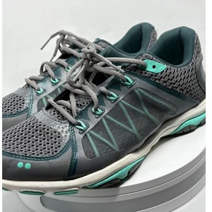 Ryka Influence 2.5 Training Shoes Walking Gym Fitness Gray Teal 10.5M - Picture 1 of 11