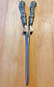 Silver Glove Stretchers Hallmarked Birmingham 1900 Victorian - Picture 1 of 11