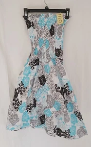 FILO FLORAL PRINTED WOMEN DRESS SIZE L - Picture 1 of 8