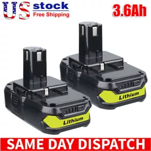2x For Ryobi P102 18V Battery Pack for Ryobi P104 P108 P109 Lithium 18Volt - Picture 1 of 12