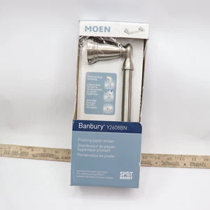 Moen Pivoting Paper Holder Brushed Nickel Y2608BN - Picture 1 of 4