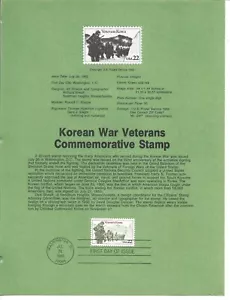 1985 FDI KOREAN WAR VETERANS, SOUVENIR SHEET - Picture 1 of 1