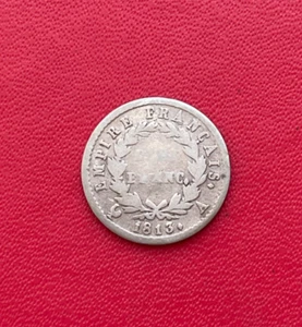 Belle monnaie Demi Franc Napoléon Ier au revers Empire 1813 A . TB/TB+ - Picture 1 of 2