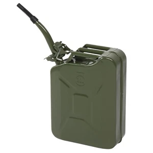 20L Portable American Fuel Oil Petrol Diesel Storage Can Army Green - Picture 1 of 11