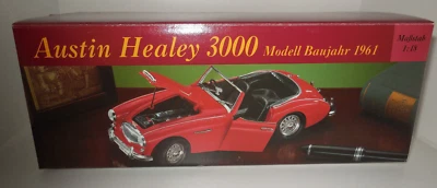 1/18 Ertl 1:18 Austin Healey 3000 von 1961 in rot Eduscho OVP - Bild 1 von 4