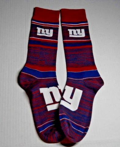 New York Giants Team Crew Dress Socks Large Cover