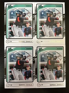 Lof of (4)- Samuel Zavala-2024 Donruss Rated Prospects #194-San Diego Padres - Picture 1 of 1