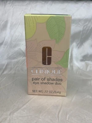 Clinique Pair of Shades Eye Shadow Duo .12 oz 36 Ivory Bisque/Bronze Satin (new) - Image 1 of 4