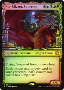 MTG FOIL Niv-Mizzet, Supreme Showcase - March of the Machine: The Aftermath - Imagen 1 de 1