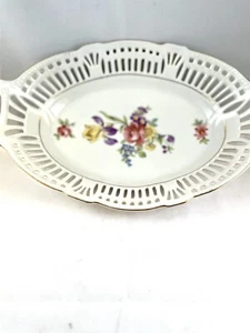 Schrvarzenhammer Reticulated Dish Bowl Bavaria Germany US Zone 11.5in - Picture 1 of 11