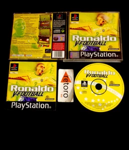 RONALDO V-FOOTBALL Sony Playstation PSX PS1 Play1 PAL-España Español Complete - Imagen 1 de 2