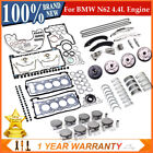 N62B44 4.4L Engine Pistons Gaskets Timing Chain Kit w/ Cam VVT Adjuster For BMW
