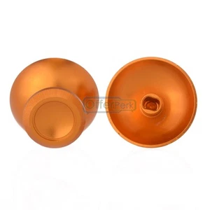 Gold Metal Alloy Aluminum Custom Thumbsticks for Microsoft Xbox One Controller - Picture 1 of 4